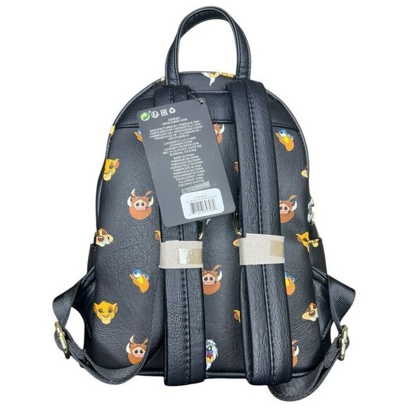 NEW Loungefly Collection Lounge Exclusive Lion King Black Mini Backpack 1 main image 4